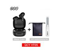 (Nero con penna) QCY HT05 ANC Cuffie wireless con cancellazione del rumore da 40 dB Cuffie Bluetooth