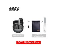 (Nero con penna) QCY HT10 AilyBuds Pro+ ANC Cuffie wireless Audio ad alta risoluzione LDAC Bluetooth