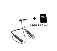 (Nero, con scheda aggiuntiva da 32 GB) Cuffie Bluetooth wireless V7 con lettore di schede TF, lettore
