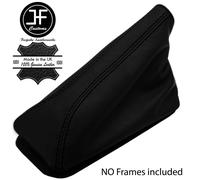 NERO CUCIRE PELLE CUFFIA FRENO A MANO SOPRA GOMMA PER FORD CORTINA MK5