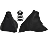 Nero Cuciture Cambio IN Pelle & Ghetta Del Freno a Mano Per Toyota MR2 1989-2000