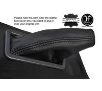 Nero Cuciture Pelle Ghetta Del Freno a Mano Per Ford Cortina MK5 Crusader
