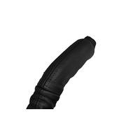 Nero Cuciture Per Jaguar XJ8 XJR X308 97-03 Freno a Mano Manico Pelle Cover