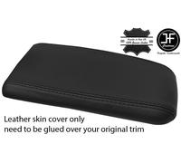 Nero Cuciture Vera Pelle Bracciolo Coperchio Per Dacia Duster 2010-2017