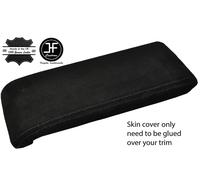 Nero Cuciture Vera Scamosciata Bracciolo Coperchio Per VW Beetle 2011-2016 Nuova