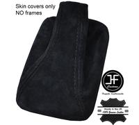 Nero Cuciture Vera Scamosciata Manuale Ghetta Della Marcia Per Toyota MR2 MK2