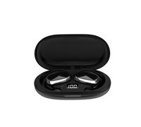 (Nero) Cuffie auricolari aperte Cuffie wireless Bluetooth 5.3 Auricolari auricolari aperti veri con
