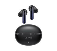 (Nero) Cuffie Auricolari USAMS Echo E02 Auricolari In-Ear Wireless Compatibili con Bluetooth 5.3 ANC