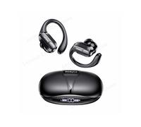 (Nero) Cuffie Bluetooth wireless XT80, auricolari sportivi, TWS, cuffie impermeabili, display LCD di
