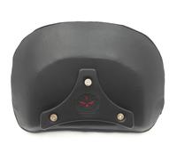 Nero Cuscino Schienale W/Teschio Piastra Per 1997-2017 Harley Touring Road King