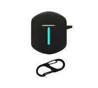 (Nero) Custodia in silicone per auricolari Bluetooth compatibile con Edifier Hecate Gt2, custodia per
