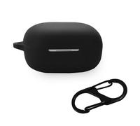 (Nero) Custodia per cuffie QCY Melobuds ANC HT05 antiurto, custodia in silice resistente
