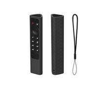 (Nero) Custodia per telecomando per Nvidia Shield Tv Pro 4k Hdr protezione in silicone dalle cadute, manicotto