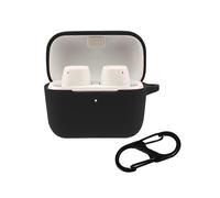 (Nero) Custodia protettiva in silicone per cuffie Sennheiser-CX True Wireless