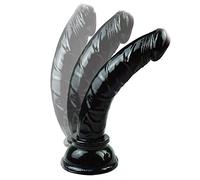 - Nero Ḋídò Donne Uomo Réãlistico 15Cm, Ḋidlo Ánále per Uomo Donne con Ventósá in Silicone Réaliśtico Dídò Péne Fàlló in Silícone Réàle Silícone per Donna Morbido