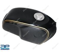 Nero Dipinta D'Oro Strappo Acciaio Serbatoio + Tappo Per BMW R100 Rt Rs R90 R80