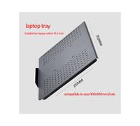 (NERO)DL-LP7 Supporto universale per laptop da 15,6" in acciaio per supporto laptop compatibile con