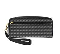 Nero e Bianco Teschi 1 Stampa Donne Makeup Bag Compagno di Viaggio Toiletry Storage Caso Cosmetico per Scuola Ufficio