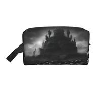 Nero e Bianco Teschi 1 Stampa Sacchetto di Immagazzinaggio Della Chiusura Lampo, Accessori Da Viaggio, Articoli da toeletta Borsa Portatile