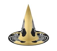Nero e bianco zebra 1 PC Halloween Strega Cappello Costume Party Hat Adatto per Stage Play Accessori