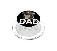 Nero E Tan Chihuahua Papà Chiwawa Papà Il Cane Padre PopSockets PopGrip per MagSafe