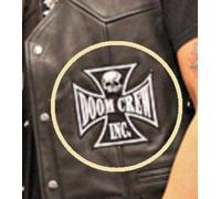 Nero Etichetta Society Toppa Serie : Sdmf BLS Doom Girocollo Toppa