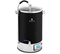 Nero Fermentatore per birra con isolamento - 60 L - 3000 W - 10 - 100 °C - Acciaio inox - Schermo LCD - TImer | Royal Catering