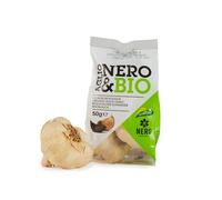 NERO FERMENTO NB Aglio Nero Bio 50 gr (1/2 bulbi), Made in Italy, Senza Conservanti, Ideale a crudo su insalate o paste fredde e per aromatizzare ogni piatto.