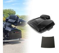 Nero Fermi Rasoio Borsa Da Coda Tronco Top Box Case Tour Pak Pacchetto Schienale Per Harley Electra Glide FLHT 2014 2015 2016 2017 2018 2019 2020 2021