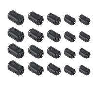 Nero Ferrite Anello Nucleo, 20 pezzi Filtro di Ferrite Antidisturbo Nucleo RFI EMI Rumore Soppressore Cavo Clip, Anti-Interferenza Alta Frequenza Filtro per Cavi 3,5 mm 5 mm 7 mm 9 mm 13mm