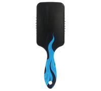 Nero Fluorescente Freddo Fiamma Blu carino spazzola per capelli districato cuoio capelluto massaggiatore spazzola per la perdita dei capelli con manico ergonomico cepillo anti crespo para cabello