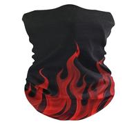 Nero Fluorescente Freddo Fiamma Rosso Caldo/Freddo Meteo Polvere e Sporco Passamontagna scaldacollo uomo Leggero passamontagna riutilizzabile maschera per Snowboard Corsa maschera di Halloween máscara