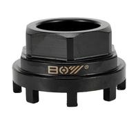 Nero Fondo Supporto Manicotto 8 Intaglio Cartuccia Carbone Acciaio Asse Bicycles