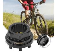Nero Fondo Supporto Manicotto 8 Intaglio Cartuccia Carbone Acciaio Asse Bicycles