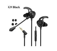 (Nero-G9) OLAF Cuffie da gioco cablate da 3,5 mm Cuffie stereo per giocatori con bassi potenti e rumore
