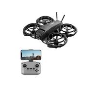 ,Nero,General 1 Power,D26 Mini Drone 4K, Guardia Completa delle eliche, Lente elettrica 180°, Doppia Fotocamera, WiFi FPV, Ritorno con Un Tasto, Regalo di Compleanno o Vacanza