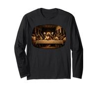 Nero Gesù Ultima Cena Rizz Christ Black History Maglia a Manica