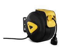 Nero, Giallo Avvolgicavo elettrico automatico - 20 m + 1,5 m | MSW