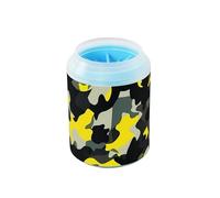 Nero Giallo Camouflage Riutilizzabile Pet Foot Cleaner Morbido Setole Silicone Kit di Pulizia Piedi Pulisce Delicatamente Le Zampe Dopo Le Passeggiate Accessorios para perros