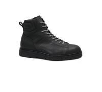 NERO GIARDINI 01000 osaka nero scarpe uomo stivaletti anfibio zip lacci pelle