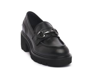 NERO GIARDINI 100 GUANTO NERO mocassino Donna 39