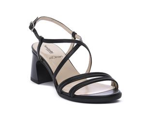 NERO GIARDINI 100 NAPPA PANDORA sandali Donna 38