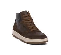 Nero Giardini I500911U Sneakers Alta Uomo in Pelle E Camoscio - Malto 43 EU