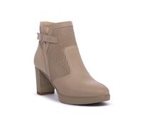 Nero Giardini E512670D Elba col. Champagne Tronchetti per Donna in Pelle con Tacco Alto e Lampo (Taglia 38)
