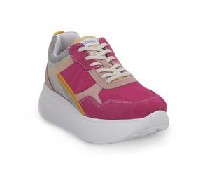 NERO GIARDINI 609 VELOUR FUXIA sneakers moda Donna 39