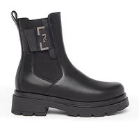NEROGIARDINI Stivaletto con fondo carro. Made in Italy Nero NERO 37