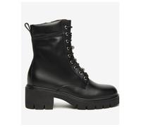 NERO GIARDINI SCARPE SCARPONCINI DONNA INVERNO I514810D 100 ANFIBI IN PELLE CON