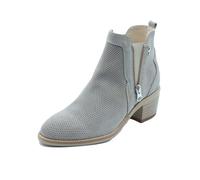 Nero Giardini Ankle boots 'Nero Giardini Tronchetti con tacco Donna E615120D Velour Creta pelle beige' beige sfumato Donna - PROMO - Scarpe - Stivaletti - Ankle boots Nero Giardini 36