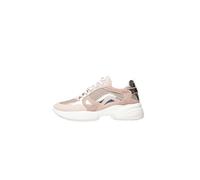 Nero Giardini E010813D Sneakers Donna in Pelle, Camoscio E Vernice - Carne 37 EU