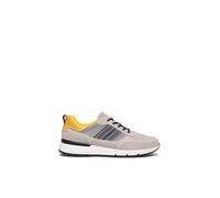 Nero Giardini E202351U Sneakers Uomo in Camoscio, Pelle E Tela - Nuvola 45 EU